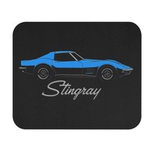 1969 Chevy Corvette Stingray Mouse Pad Classic C3 Sports Car Retro Desk Mat picture