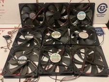 Fan Muffin Cooling DC 12V DC12V 120mm 120x120x25 Mixed Lot Of 9 picture