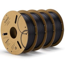 ELEGOO PLA Filament 1.75mm Black 4KG 3D Printing Filament 4Pack for FDM Printers picture