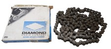 NEW DIAMOND CHAIN COMPANY X-1233-010 ROLLER CHAIN 60 RIVETED 10' *READ* picture
