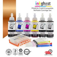 Refillable Ink Cartridge compatible with MG7560 7160 6360 IP8760 PGI-650 CLI-651 picture