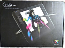 Wacom Cintiq 12WX Drawing Tablet Pen Display Monitor DTZ-1200W Tested picture