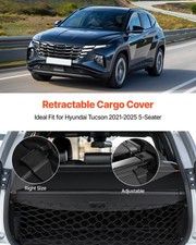 Vevor Retractable Cargo Cover for Hyundai Tucson 2021-2025, Carbon Fiber picture