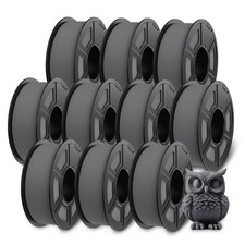 JAYO 10*1.1KG Matte PETG Gray High Speed 1.75mm 3D Filament High Flow Speedy picture