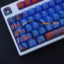 Spider-Man Theme Mechanical keyboard keycaps RGB 108KEYS For OEM High keyboard picture