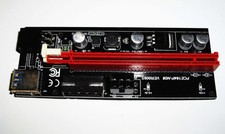 PCI-E 1X to 16X Riser 6 Pin for Video Card Graphics Card PCE164P-N08 VER009S picture