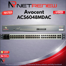 Avocent ACS6048MDAC 48 Port RS232 Serial  Dual AC Console Server picture