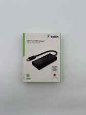 Belkin USB-C to HDMI Adapter, HDR 4K @ 60HZ, Supports HDCP 2.2, Factory Sealed picture