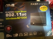 ASUS Dual Band Wireless AC1200 RT-AC56U Gigabit Router open box picture
