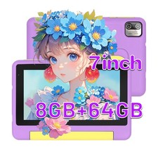 7 inch Kids Tablet Android 13 8+64GB,Christmas Gift for Children Ages 3 to 12 picture