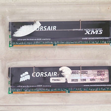 Corsair TwinX XMS3200 1GB (2x512MB) DDR1 PC-3200 184-Pin DIMM CMX512-3200C2 picture
