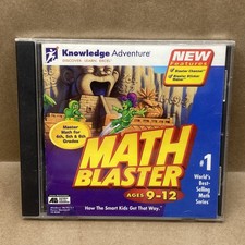 Math Blaster Ages 9-12 CD-ROM Knowledge Adventure Windows Mac Education Software picture