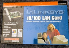 Linksys 10/100 PCI Ethernet Card LNE100TX Ver.5.1 Support NEW Sealed picture