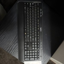 Logitech K520 Wireless Full-Size QWERTY English Keyboard, Multimedia, Black picture