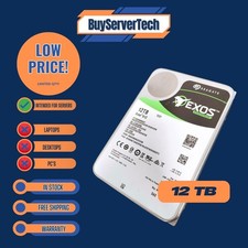 Seagate ST12000NM0027 Exos X12 12TB 12Gb 4KN 7.2K 256MB SAS 3.5