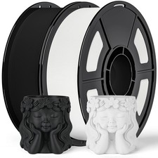 IEMAI 2kg Black/White Matte PETG Filament picture