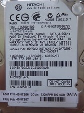 Hitachi HTS725050A9A364 | MLC: DA3347 | P/N: 0A73295 | 14FEB2011 | 500GB #12 picture