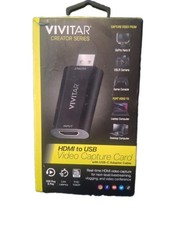 Vivitar VIVRW7310 Creator Series HDMI to USB Capture Card with Real-time Capture picture