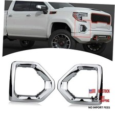 Chrome Front Fog Light Bezel Cover - 1 Pair - Replacement Trim - Chrome picture