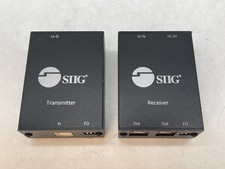 SIIG 4-Port USB 2.0 Extender JU-EX0311-S1 RECEIVER/TRANSMITTER FREE S/H picture