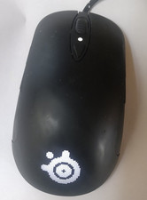 SteelSeries RAW Rubberized Grip Laser USB Gaming Mouse 8 Button M-00001 62155 picture