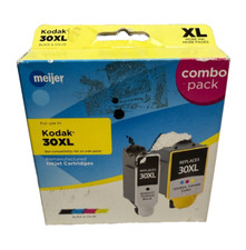 Meijer Black & Color Ink Cartridges For Kodak 30XL Combo Pack picture