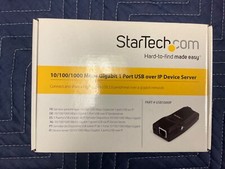 StarTech.com USB1000IP 10/100/1000 Mbps Gigabit 1 Port USB over IP Device Server picture