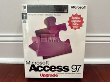 Microsoft MS Access 97 Software Package - Brand New & Sealed - NOS picture