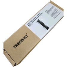 NIB TrendNet TC-P12C6V Cat6 Unshielded Wall Mount Patch Panel with Bracket picture