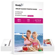 200 Sheets Koala Photo Paper 8.5x14 Glossy Legal Photo Paper 48lb Inkjet Printer picture