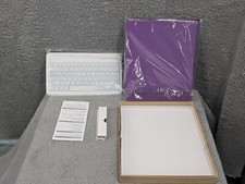 Jademall Multifunction Keyboard With Touchpad, Purple, Bluetooth, New picture