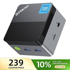 GMKtec G5 Mini PC Intel N97 12GB LPDDR5 RAM 256GB SSD Desktop Computer Win11 Pro picture