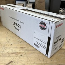 Genuine New Canon 0262B001AA GPR-21 GPR21 OEM Toner Cartridge Black picture