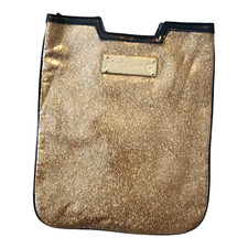 Betsey Johnson Sparkle Ereader Tablet Kindle Sleeve Gold Cover Case picture