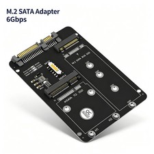 M.2 NGFF mSATA to 2.5 Inch SATA III SSD Enclosure 6Gbps Plug Play Converter picture
