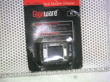 Gigaware DB9 Male to DB9 Female Null Modem Adapter Shielded Grounded picture