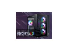 Thermaltake View 380 TG ARGB Black ATX Case; 4x120mm ARGB Fans Included; Support picture