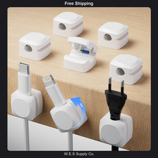 Daisyhome Rotatable Cord Organizer with Strong Adhesive Clips picture