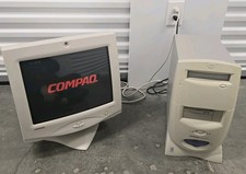 Vintage Gaming Compaq Presario MV720 Monitor & 7360 Computer WORKING, READ DESC. picture