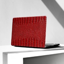 Crocodile Case for MacBook Neo 13 inch 2026 A18 Pro Chip A3404, Burgundy Hardshe picture