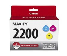 Canon PGI-2200 CMY Original Ink Cartridge - Yellow (9304b005) picture