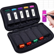 WesData Flash Drive Case, USB Drive Holder, Storage Bag for Thumb picture