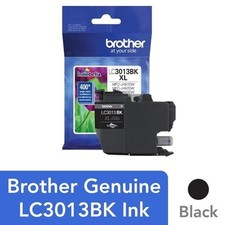 New Genuine Brother LC3013BK High Yield Black Ink Cartridge 400 Pages Sealed picture