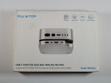 New PULWTOP BD240A USB-C Port Hub Docking Station Stand for Mac Mini M4 PRO Box picture