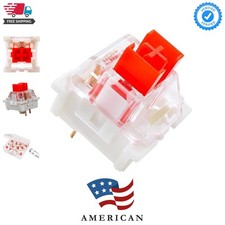 Red Switches 20 Pack, 3 Pin 45gf Linear/RGB/Dustproof/RGB Key Switch - Cherry... picture
