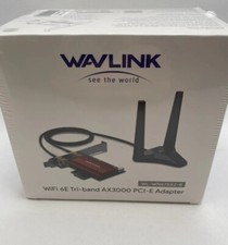 Wavlink see the world Wifi  6E Tri-band AX3000 PCI-E Adapter (#1073) picture