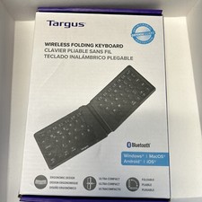 Targus Ergonomic Foldable Bluetooth Antimicrobial Keyboard AKF003 picture