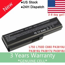 New Battery for Toshiba Satellite P745 P750 P755 P770 P775 U500 U505 PA3818U USA picture