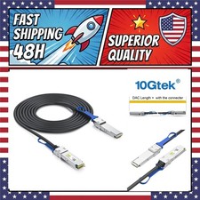 10Gtek 100G QSFP28 DAC Cable 0.5m 100GBASE-CR4 Cisco Ubiquiti picture
