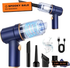Handheld Car Vacuum Cleaner, 9000Pa Vacuum Cleaner and Air Duster, 120W High Pow picture